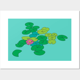 Water lily Posters and Art